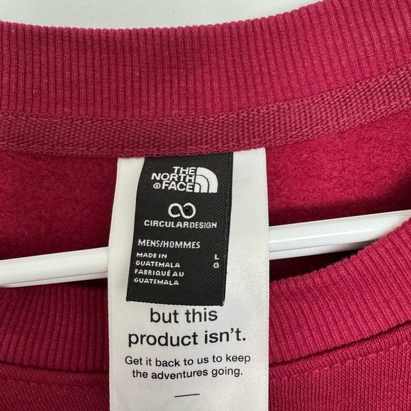 The North Face Men's Deep Red Crewneck Sweater - Picture 3 of 4